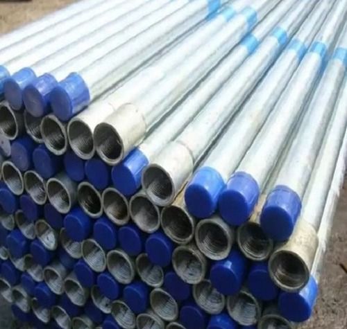 Grey Round Shape Gi Conduit Pipe For Construction