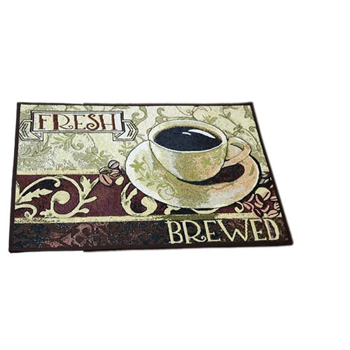 Lightweight And Washable Slip Resistant Rectangular Printed Tapestry Kitchen Rugs