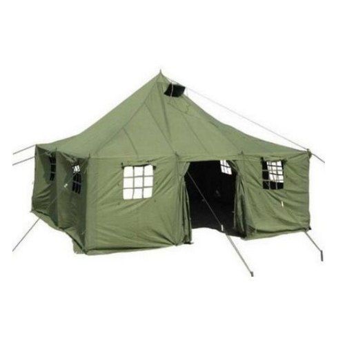 Outdoor Plain Green Canvas Army Tent at 44000.00 INR in Delhi