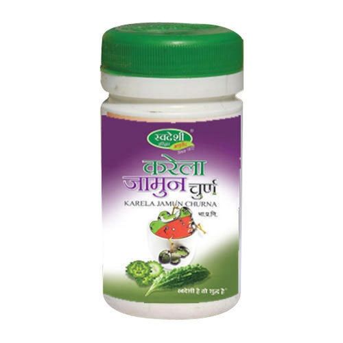 Herbal Diabetes Relief Karela Jamun Churna Dry Powder