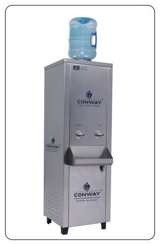 Stainless Steel Normal And Hot Bottle Water Dispenser