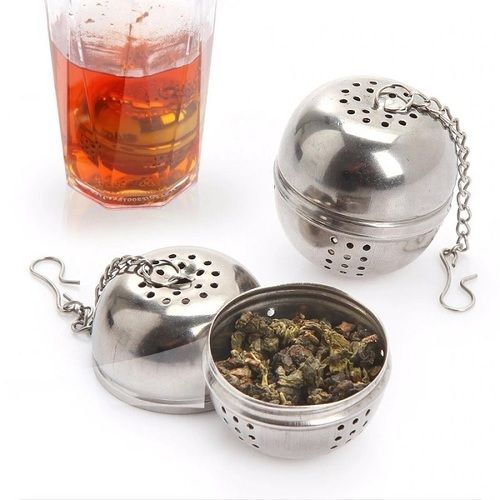 Silver Stainless Steel Tea Filter Infuser, 30Gm