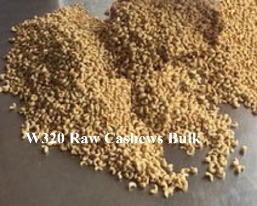 प्राकृतिक मीठा और कुरकुरा स्वाद W320 कच्चा काजू बल्क
