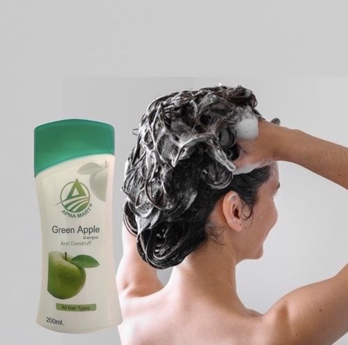 Premium Anti Dandruff Green Apple Shampoo For Men And Women