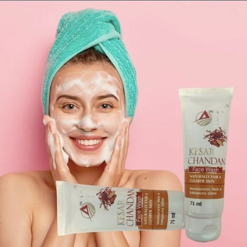 Premium Kesar Chandan Face Wash For Men And Women (Herbal) 