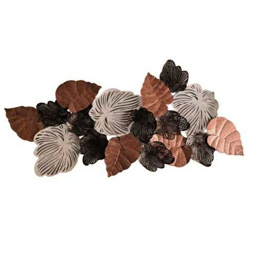 Leaf Design Handcrafted Wall Art Piece - Color: Various Colors Are Available