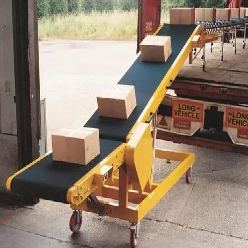 Box Loading Conveyor - Color: Yellow & Black