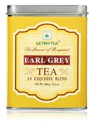 Getmytea Earl Grey Natural Black Leaf Tea Can 100g