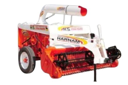 Mild Steel Harnam Straw Reaper - 56 Inch Length, 2225 mm Effective Cutting Width, Red Color, 850 RPM Speed | High Work Capacity, Energy Efficient, Reliable Nature
