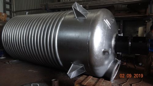 Corrosion Resistant Stainless Steel Outer Heating Coil Pressure Vessels