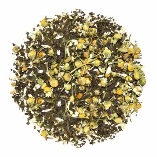 Sugar and Caffeine Free Chamomile Green Tea, Helping with Sleep and Relaxation