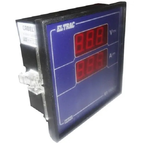 Eltrac Dc Va Meter - Color: Black & Blue Body With Red Display