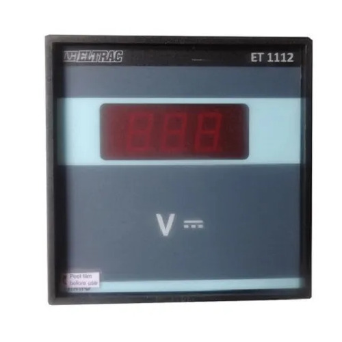 DC Voltmeter - Digital Display, 48x96mm or 96x96mm Size, Black & Gray Body with Red Display | High Performance, Energy Efficient, Accurate Voltage Measurement