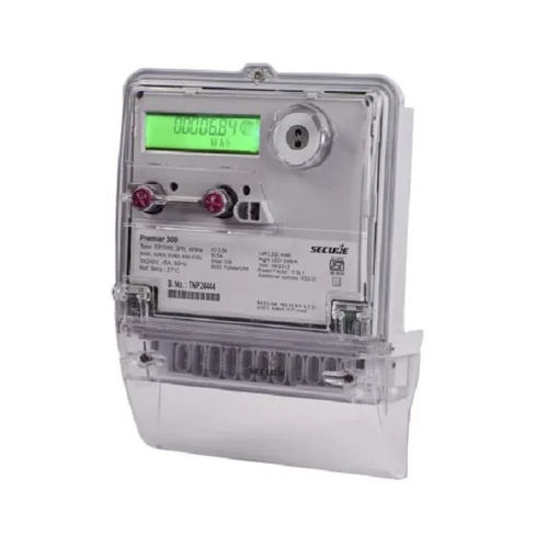 Secure Sprint 350 Direct Operated Energy Meter - Color: White & Gray Body With Green Display