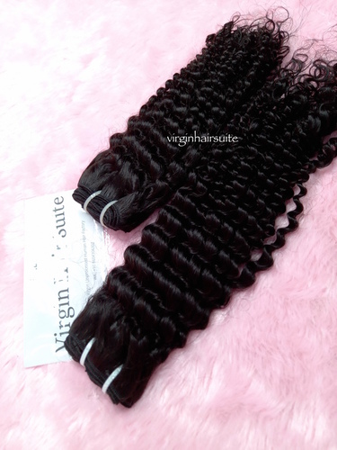 Black Deep Curly Human Hair