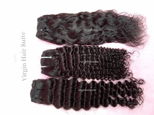 Black Raw Curly Indian Human Hair