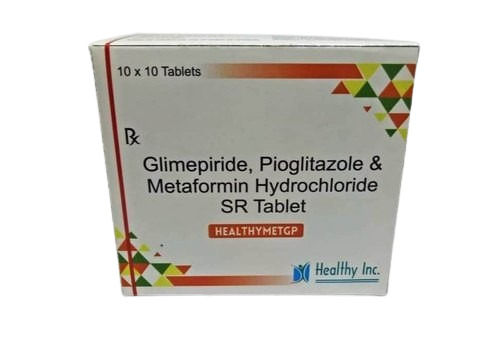 Glimepiride Pioglitazole & Metaformin Hydrochloride SR Tablet