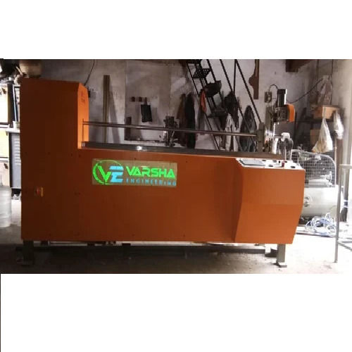 Automatic Paper Core Cutter Machine - Color: Orange