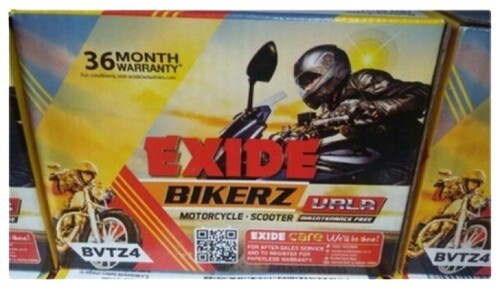 Exide Bike Vrla Battery - Nominal Voltage: 12 Volt (V)