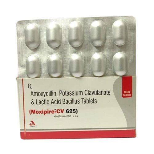 Amoxycillin Potassium Clavulanate And Lactic Acid Bacillus Antibiotic Tablets Expiration Date: Printed On Pack Years