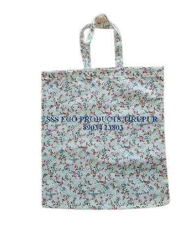 Handled Printed Cotton Shopping Bag