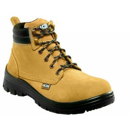 Jcb Trekker Leather Safety Shoes - Color: Black