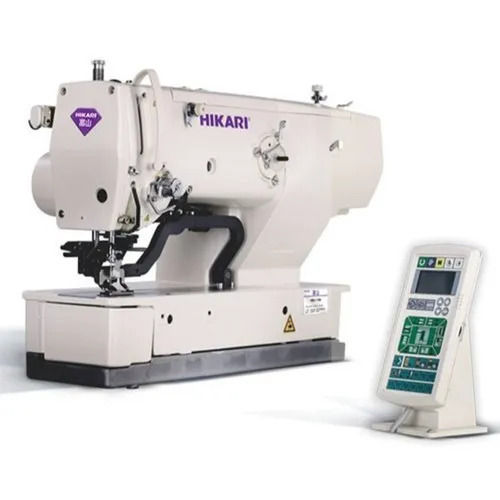 Computerized Lockstitch Buttonhole Machine - Color: White