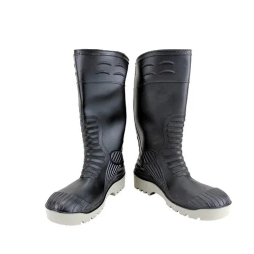 Duckback High Ankle Pvc Gumboot - Color: Black
