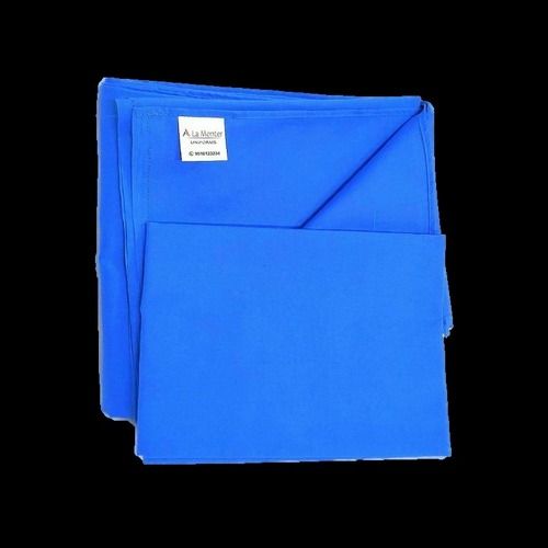 Breathable Plain Blue Cotton Hospital Bedsheet With Pillow Cover