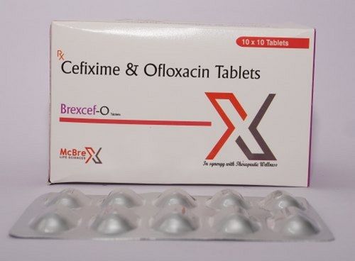 Cefixime And Ofloxacin Combination Antibiotic Tablets