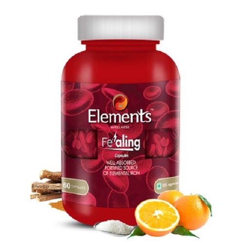 Elements Wellness Herbal Fealing 60 Capsules Store In Cool And Dry Place