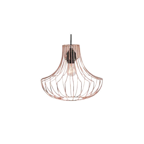 Copper Hanging Filament Pendant Lamp - Iron Material, 50W Power, Multicolor Shade | Elegant Look, Superior Durability, Alluring Design
