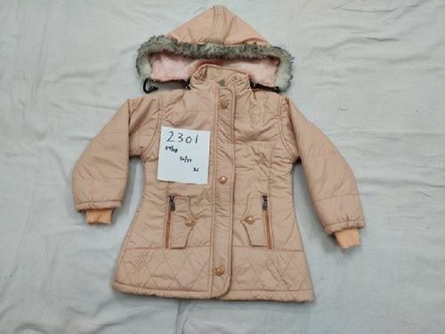 N.S Hd Plain Hooded Jacket For Girls, Full Sleeve, Skin Friendly, Supreme Quality, Size : Large Age Group: 2-16