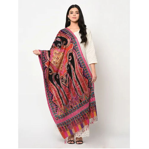 Paisley Printed Hand Tie Dye Shawl - Color: Various Colors Are Available