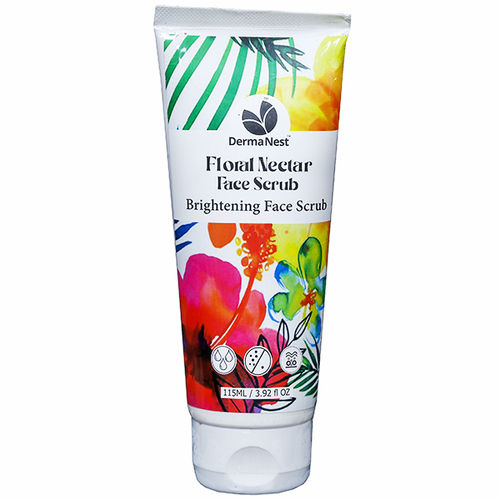 Dermanest Flower Nector Face Scrub Tube (100 Gm)