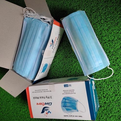 Blue 3 Ply Surgical Face Mask