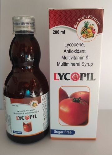 Sugar Free LYCOPIL Lycopene Multivitamin Syrup 200ml
