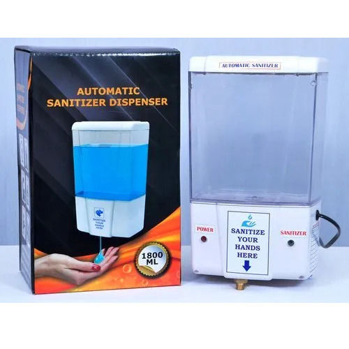 Automatic Hand Sanitizer Dispenser - Color: White