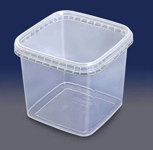 Leak Proof Transparent Square Plastic Air Tight Kitchen Container