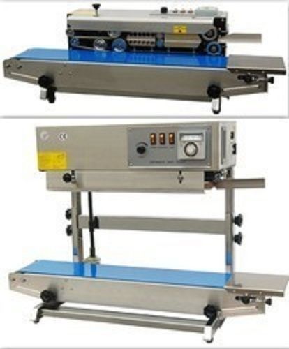 Motorized Conveyor Horizontal Continuous Band Bag Pouch Sealer