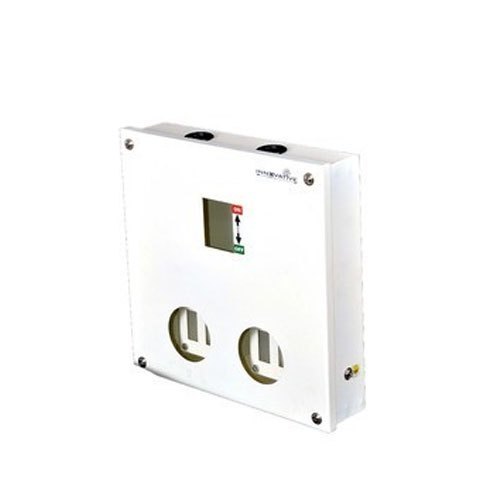 White Sturdy Construction 2 Way Ac Box