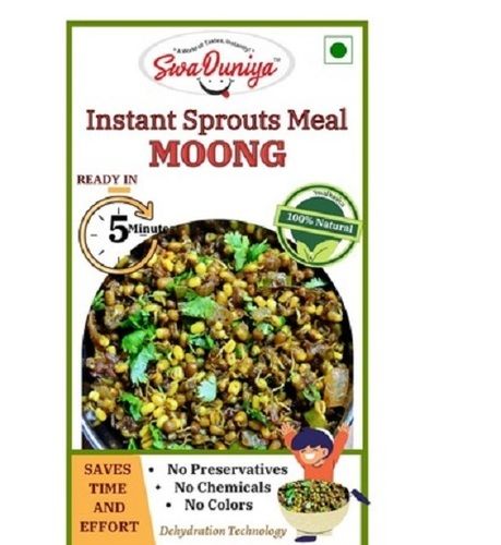 Preservatives Free Instant Sprouts Meal Moong