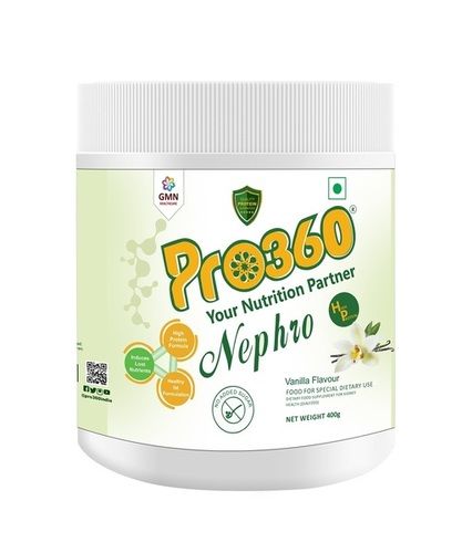 PRO360 Nephro HP Nutritional Protein Dietary for Kidney Renal Health Care (Dialysis) Protein Blends (400 g, Vanilla)