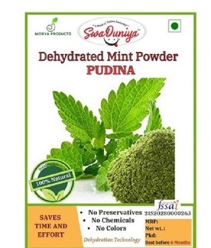 Hygienically Packed Dehydrated Mint Powder