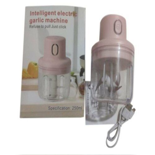 Light Weight Portable Type Electric And Plastic Made Kitchen Use Garlic Chopper Use: Hotel