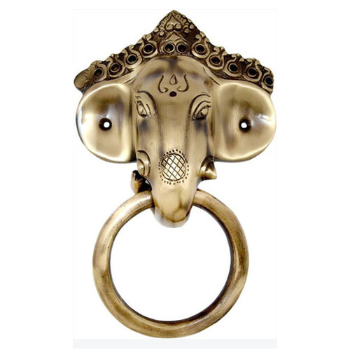Ganesha Brass Door Knocker - Application: Home