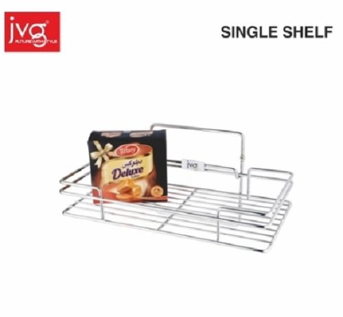 Stainless Steel Jvg Single Kitchen Shelves No Assembly Required