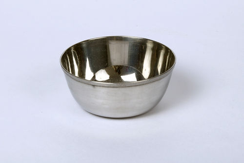 Silver Stainless Steel Service Bowl