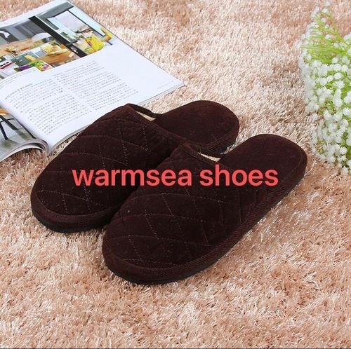 Dark Brown Winter Slippers