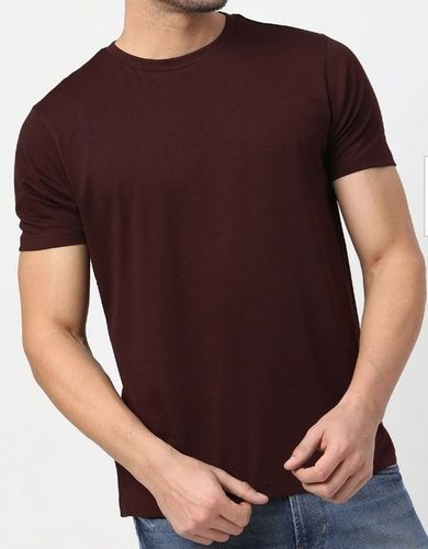 10 100% Supima Cotton Half Sleeves Round Neck Mens Crew Neck T-Shirt